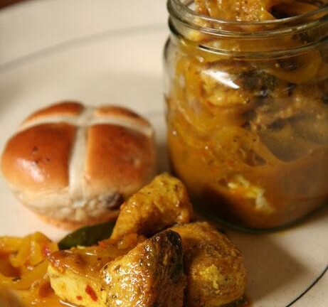 Gepiekelde kerrievis - resep