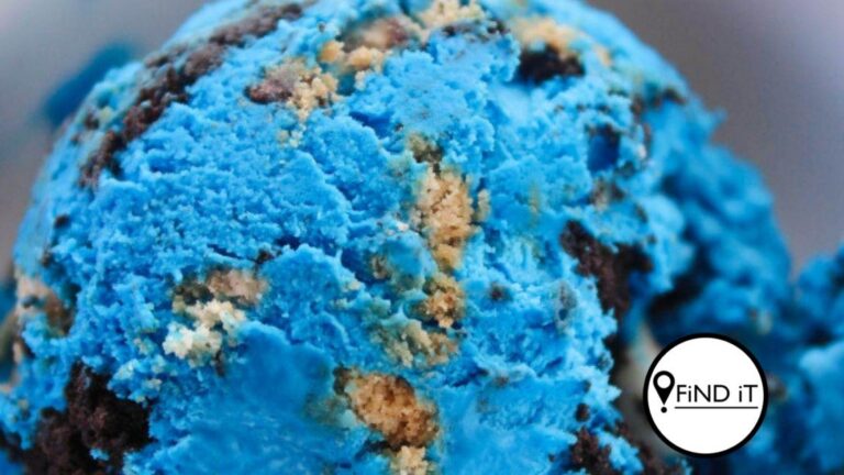 Tuisgemaakte Cookie Monster roomys