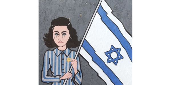 Anne Frank-kunswerk in Milaan gevandaliseer