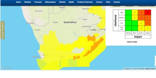 Waarskuwing vir sneeu in verskeie provinsies uitgereik