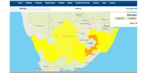 Sneeu en koue front vir die naweek voorspel