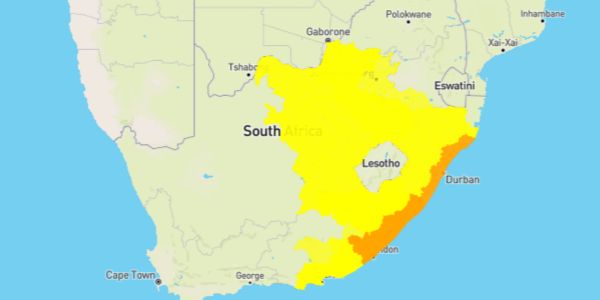 Verskeie weerwaarskuwings uitgereik vir vandag