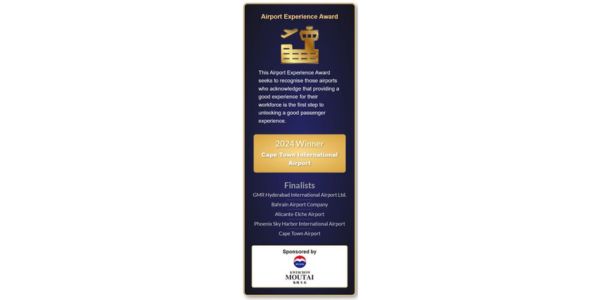 Kaapstad internasionale lughawe wen by 2024 Airport Honours Awards