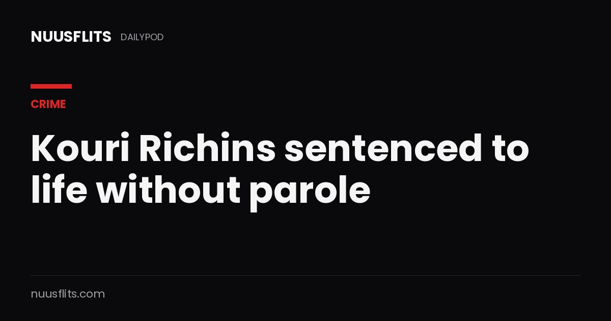 Kouri Richins sentenced to life without parole
