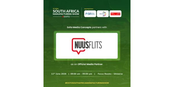South Africa Manufacturing Show 2026 with Nuusflits as Official Media Partner