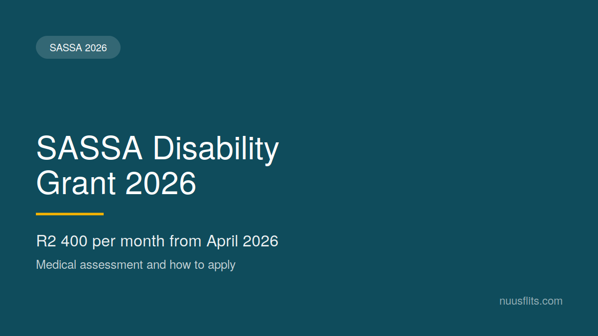 SASSA Disability Grant