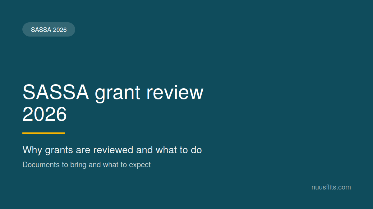 SASSA grant review