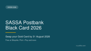 SASSA Postbank Black Card