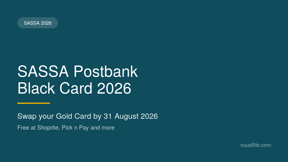 SASSA Postbank Black Card