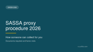 SASSA proxy