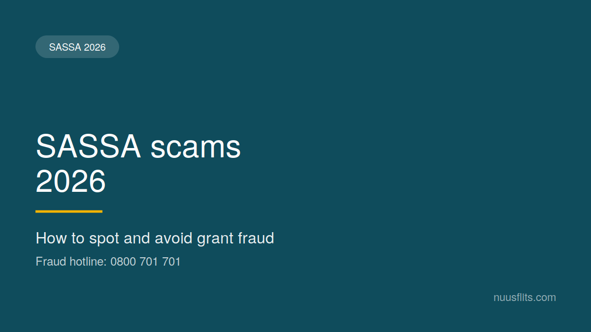 SASSA scams