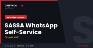 sassa whatsapp number