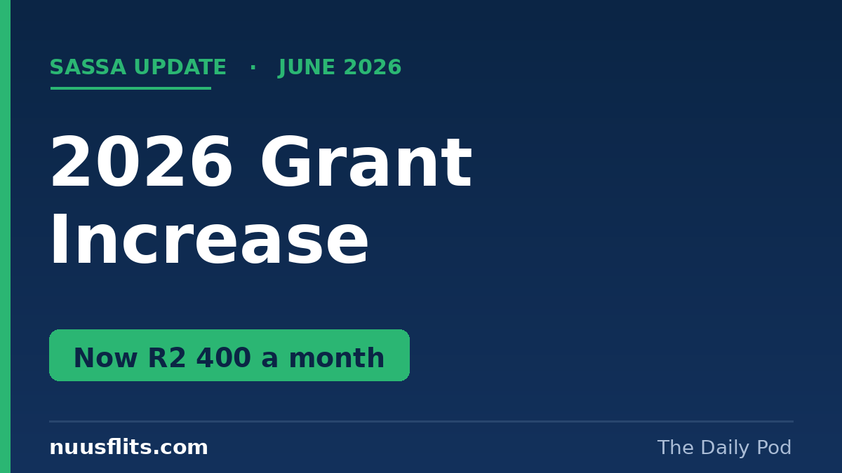 SASSA grant increase 2026 featured card — new grant amounts