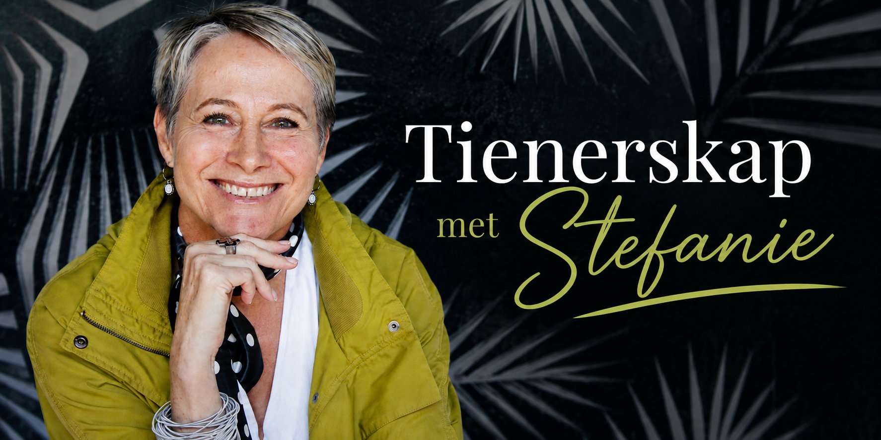 Tienerskap met Stefanie reeksbanner met Stefanie Minnaar