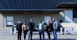 Jetour and Hertz Southern Africa Dollar & Thrifty representatives at the Jetour T2 Odyssey rental fleet handover in Midrand