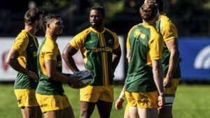 Siya Kolisi during the Springbok captain's run in Buenos Aires ahead of the Test against Argentina