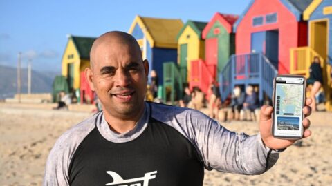 Cape Town Beach Alerts watergehalte by St James-getypoel