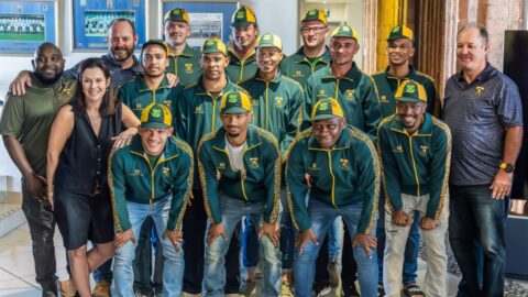 Suid-Afrikaanse Dowe Sewesrugbyspan vir die 2026 Wêreldkampioenskap in Tokio, Japan.