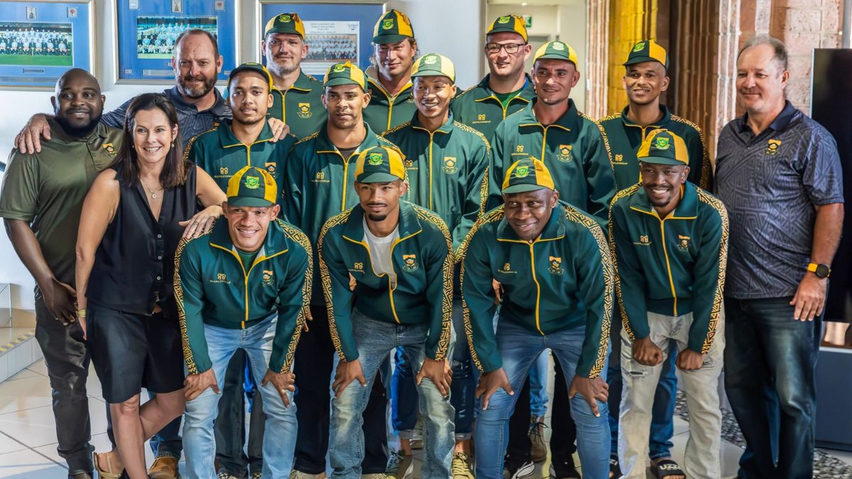 Suid-Afrikaanse Dowe Sewesrugbyspan vir die 2026 Wêreldkampioenskap in Tokio, Japan.