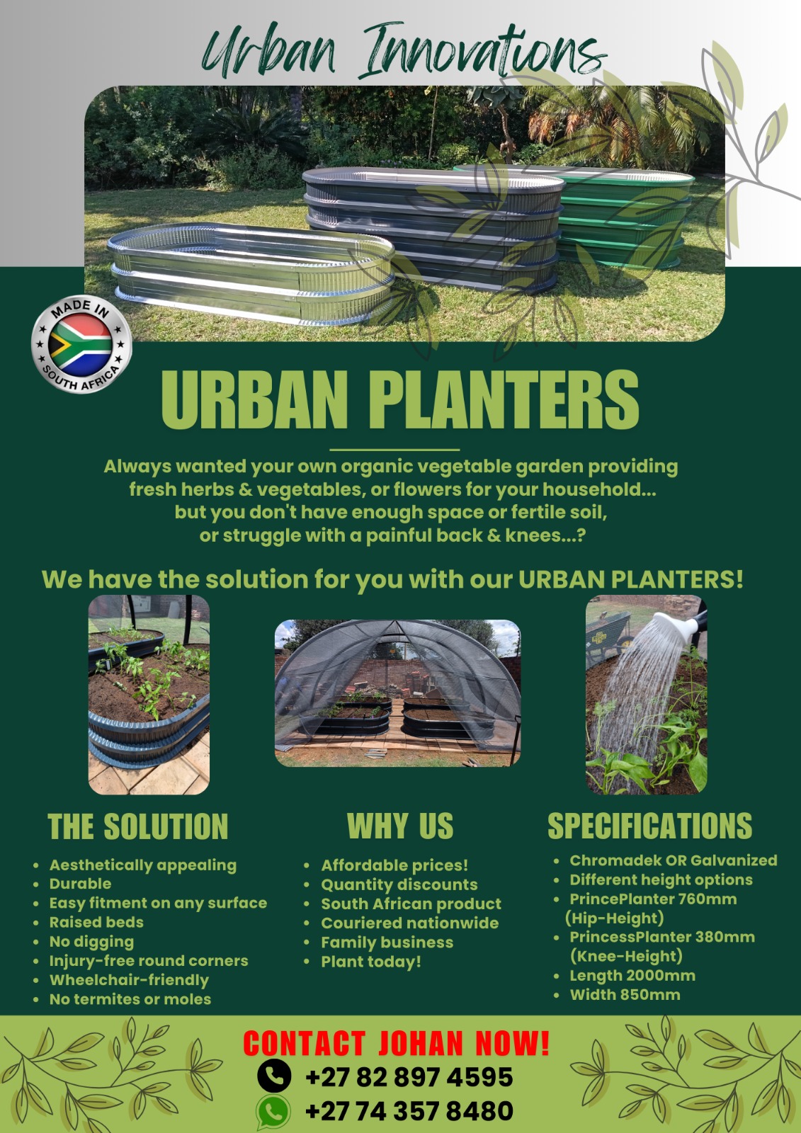 Urban Planters & Tubs